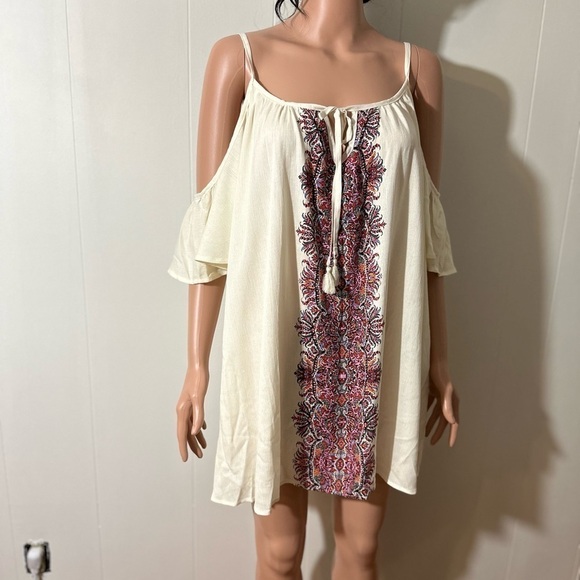 Show Me Your Mumu Bonnaroo Festival Boho Mini Dress Size Medium NWT - Picture 3 of 7